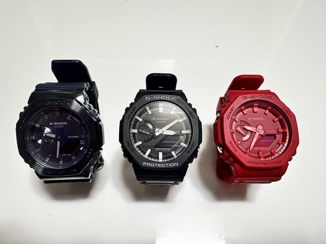 G-SHOCK GM-2100N GA-2100 GA-2100 赤黒ネイビー
