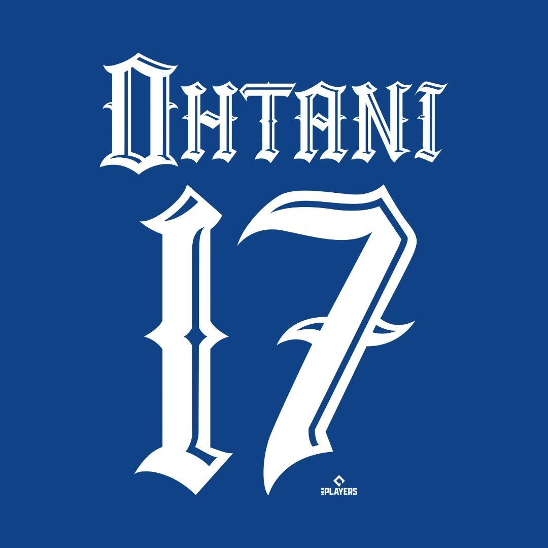 ミスターカートゥーン ロサンゼルス ドジャース 大谷翔平 Tシャツ ブルー 青