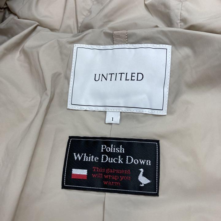 UNTITLED 【POLISH WHITE DUCK DOWN】 ダウンコート