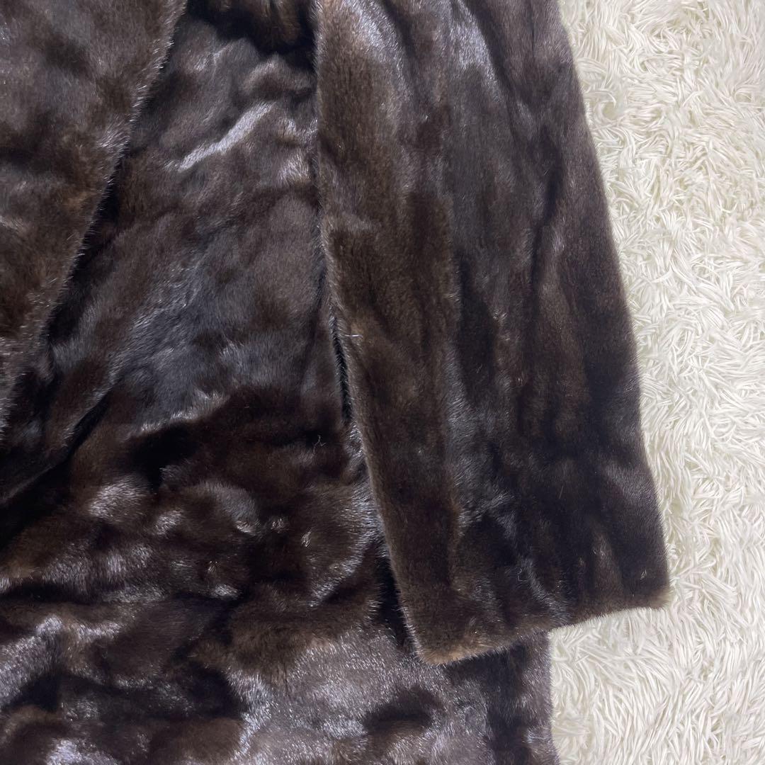 最高級‼️ PIERRE BALMAIN ブラックグラマミンクコート毛皮