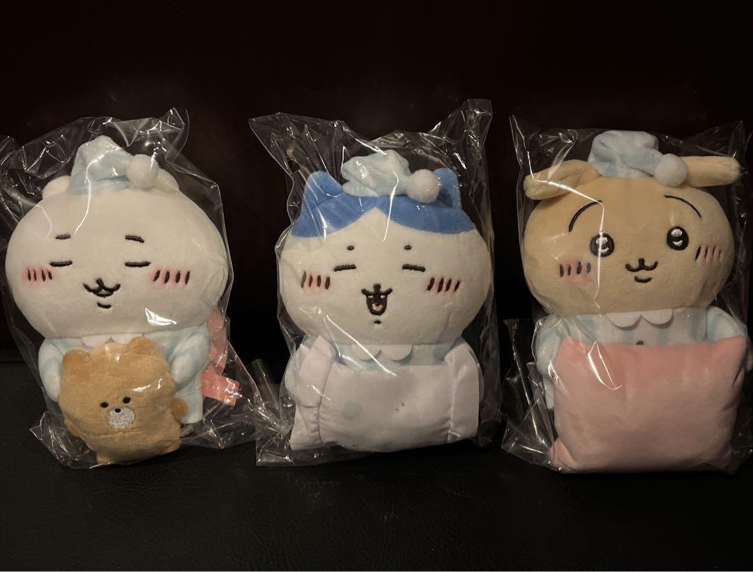 ちいかわ　デスクトップから見守るひっかけぬいぐるみ　ちいかわハチワレうさぎセット