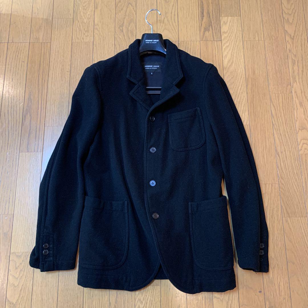 44%割引ブラック系,M【お買得!】 hisatiman 様専用 COMME de GARCONS 大阪超特価 大物 インディゴパッチテーラードジャケット テーラードジャケット