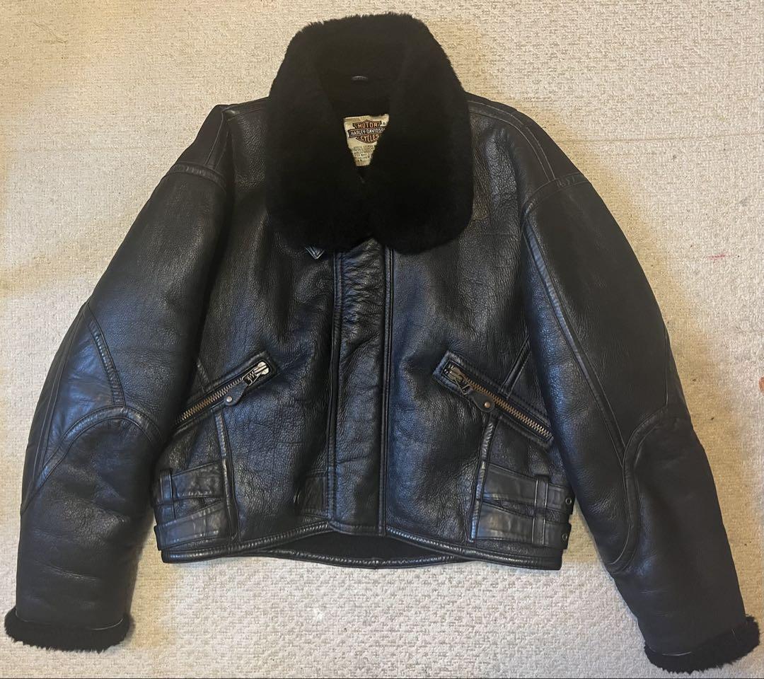 Harley Davidson ハーレーダビッドソン　ブラック　レザージャケット
