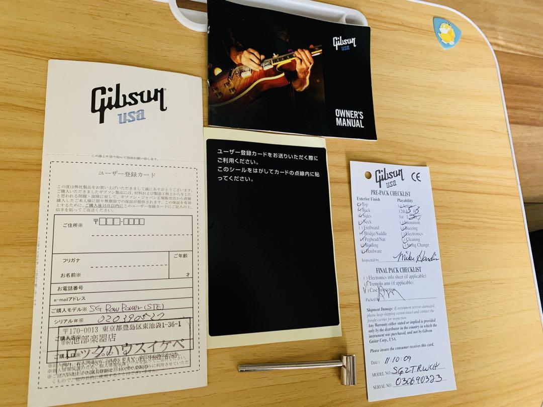 【Gibson】ギブソンUSA☆SG☆ブラック
