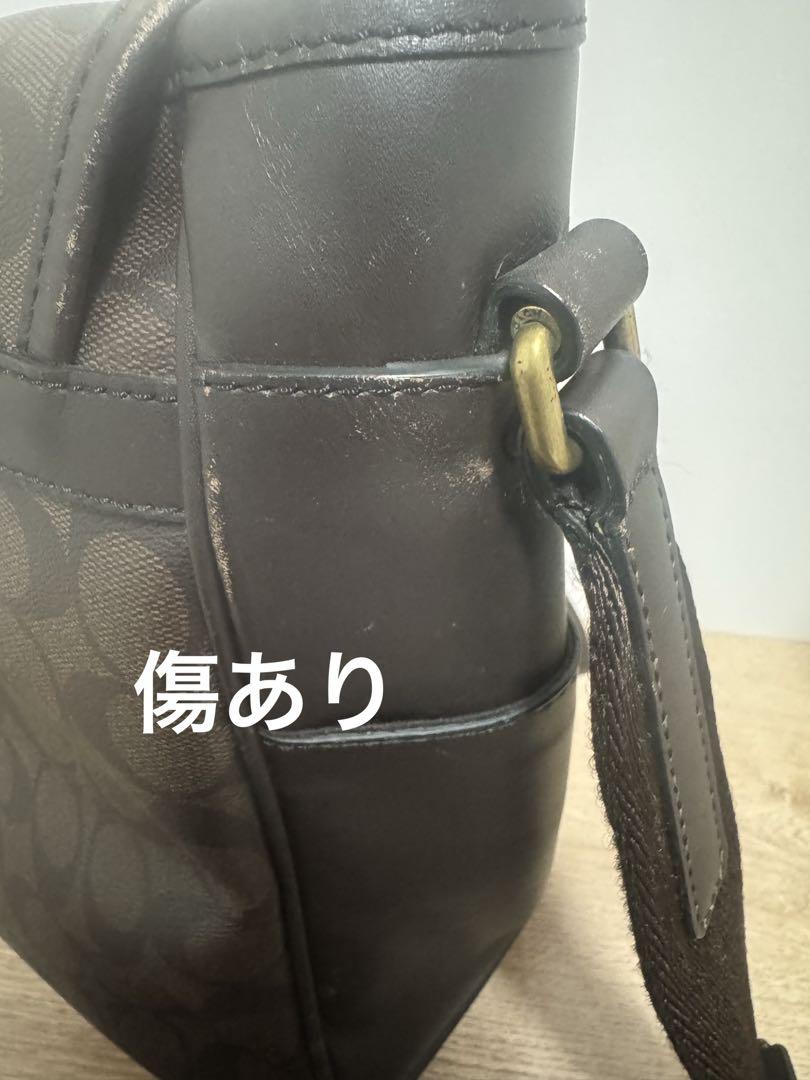 coach コーチ メンズ メッセンジャーバッグ ショルダー ブラウン 大きめ