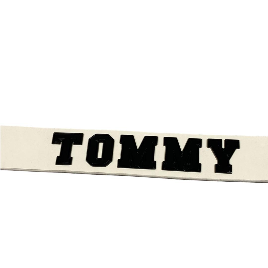 今年も話題の TOMMY トミー レザーベルト ゴルフ NYC ホワイト メンズ メンズウェア