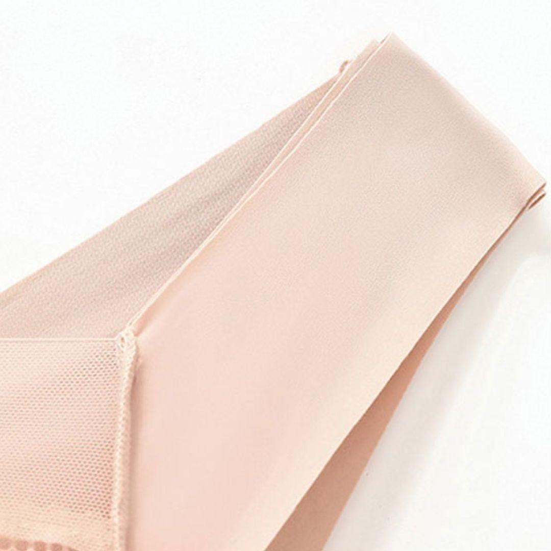 【Size 3L】 Set of 3: Pink, Red, Beige Seamless Night Bra