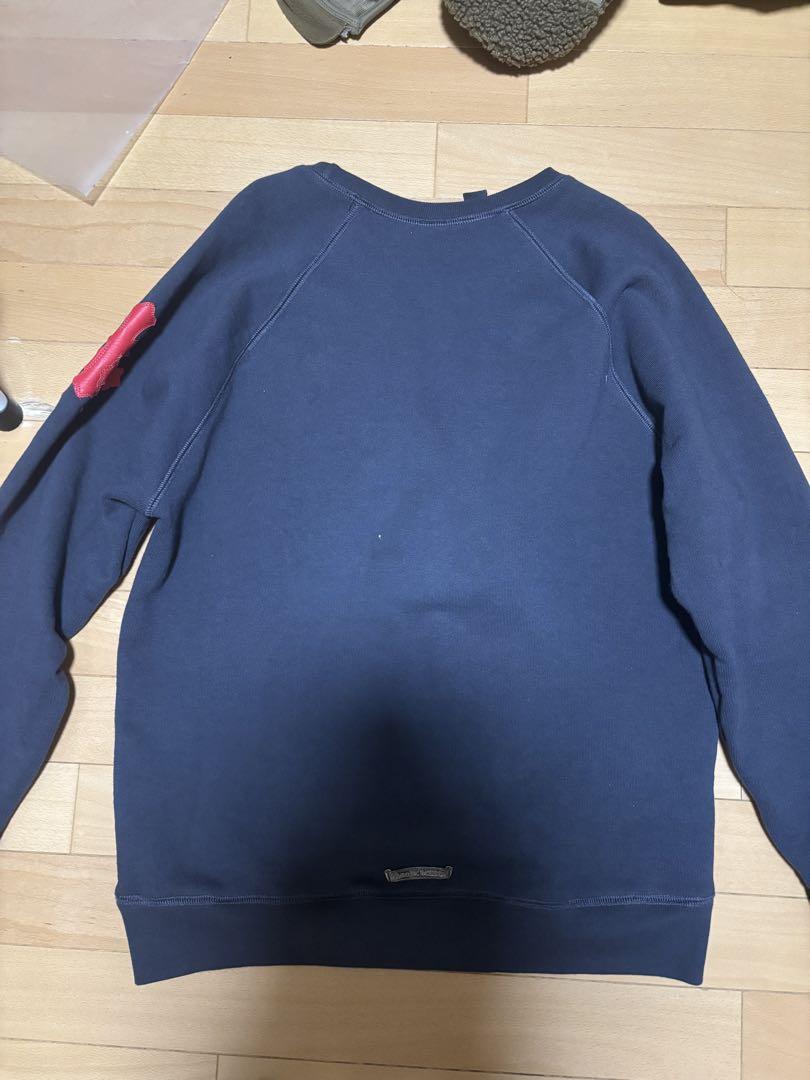 chrome hearts y not 赤クロスパッチ スウェット