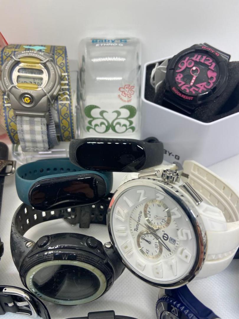腕時計まとめ15本　G-SHOCK Baby-G テンデンス他　動作未確認