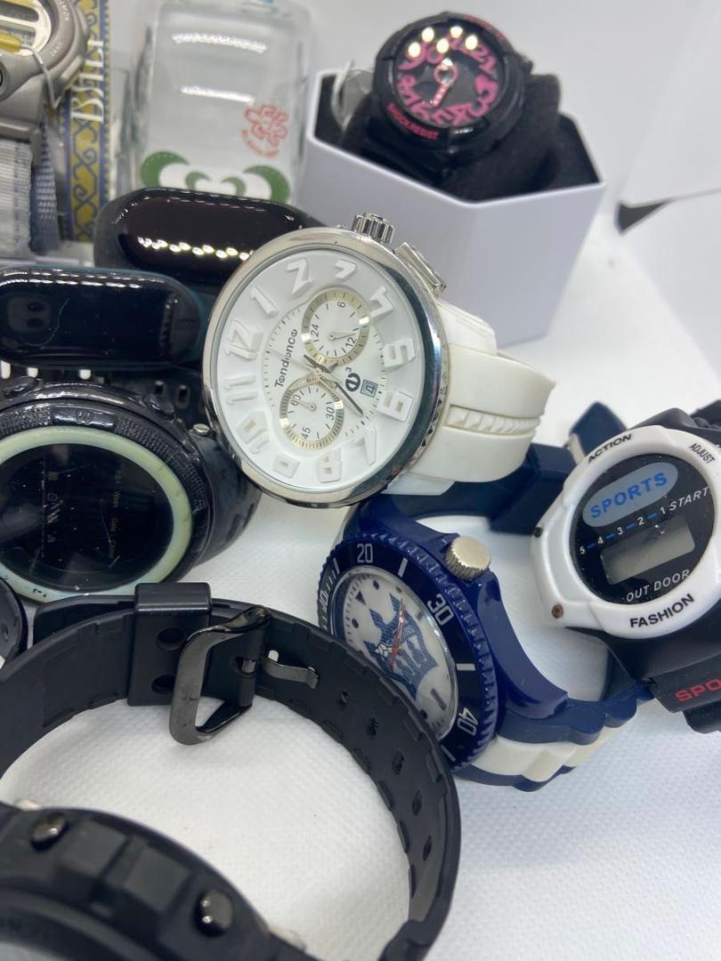 腕時計まとめ15本　G-SHOCK Baby-G テンデンス他　動作未確認