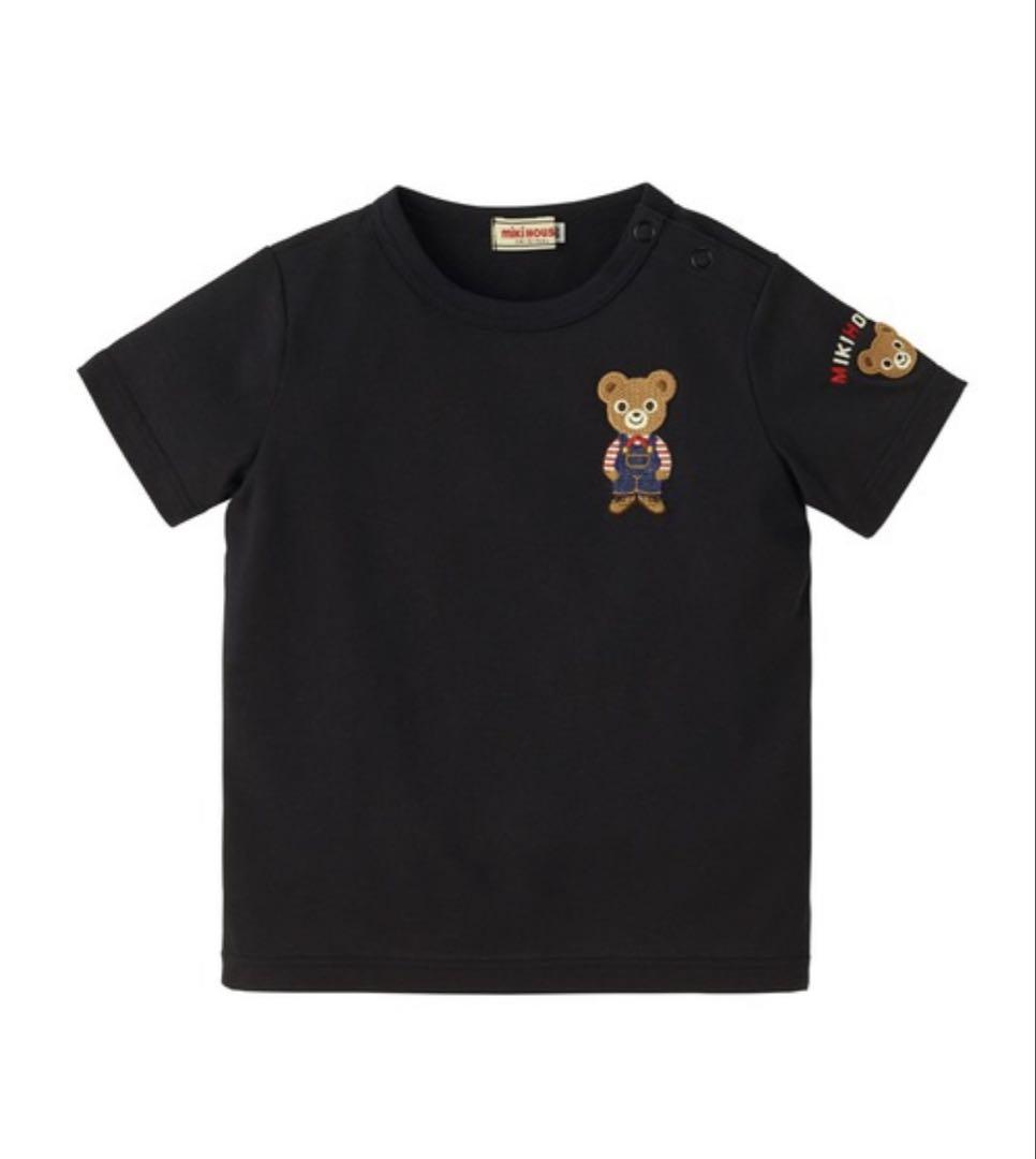 新品　ミキハウス　プッチー　半袖Tシャツ　120 ブラック 5,500円