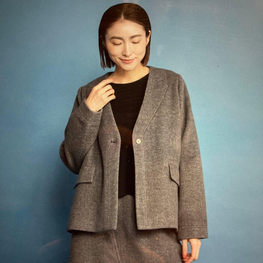 テーラードカラー風ジャコットM