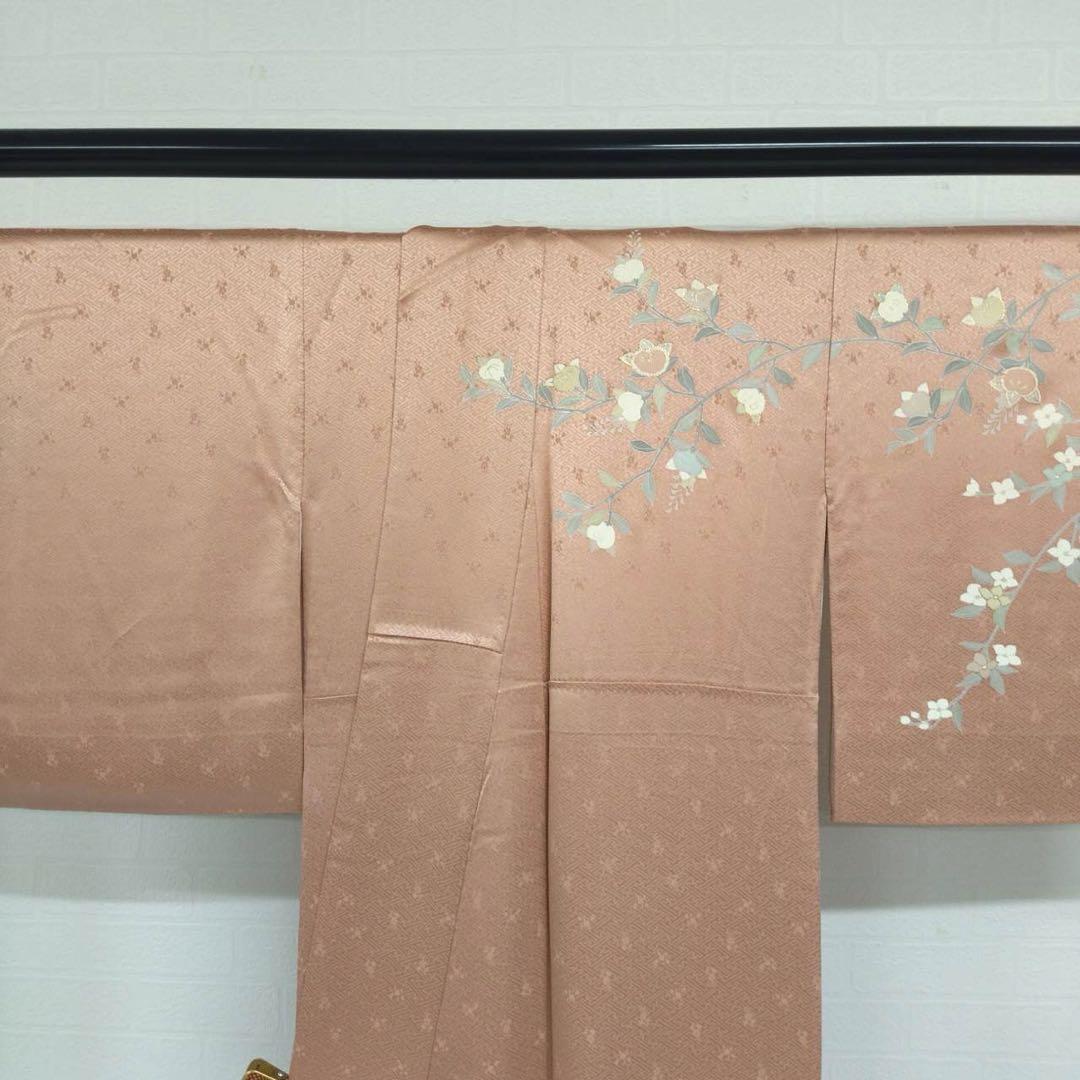 本日のタイムセール - ホットプレート / ホット 可愛い花 正絹 付け下げ 金彩 メルカリ - K-9850 着物 袷 広袷 反物 着物・浴衣
