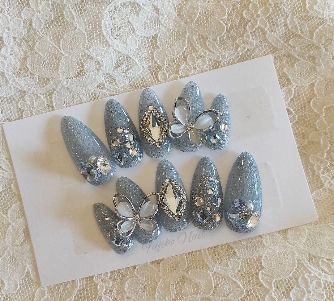 フラッシュネイル✧︎蝶々ネイル✧︎韓国ネイル✧︎量産型ネイル