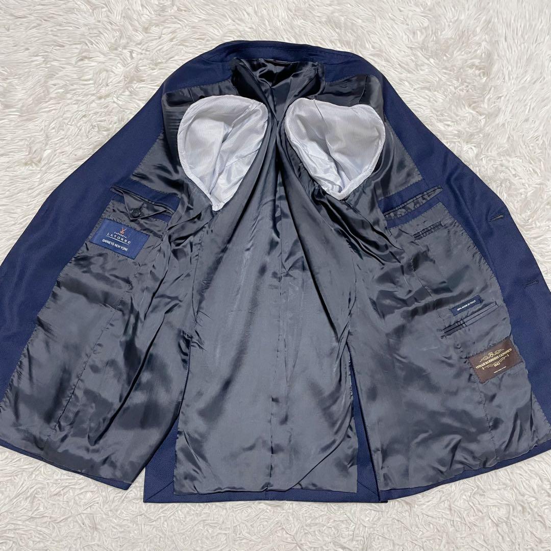 極美品】SARTORIA LATORRE カノニコ ネイビー スーツ 上下