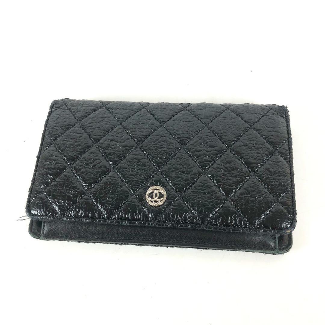 CHANEL キルティングウォレット 財布 CHANEL キルティング財布 黒
