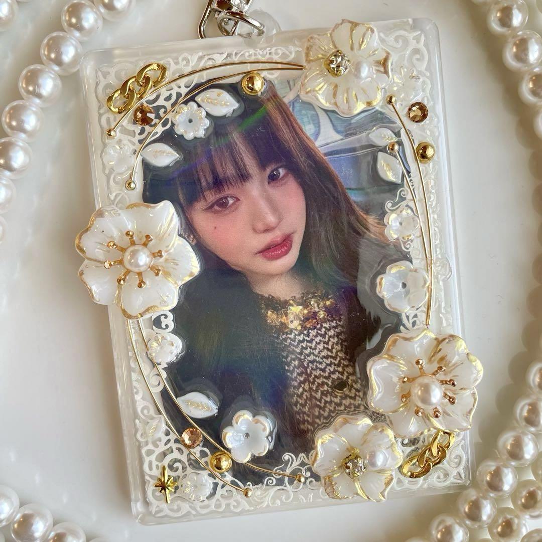 L判写真が入る フォトミラー デコ トレカケース 硬質ケース レジン L判写真が入る トレカケース鏡デコ - メルカリ