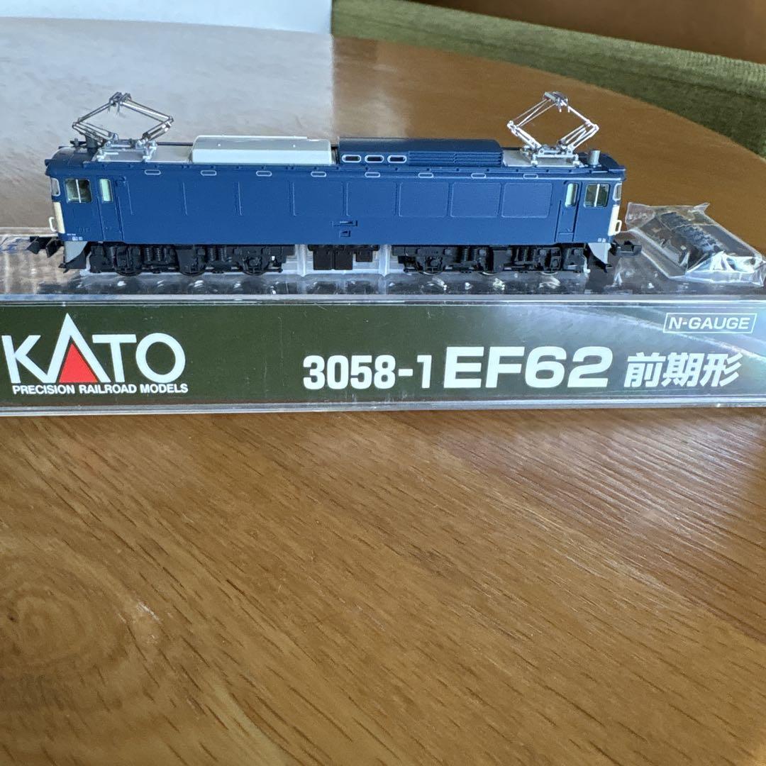 【未使用/未通電】KATO 3058-1 EF62 前期型 希少】KATO 3058-1 EF62 前期形⑥付属品未使用未開封 - メルカリ