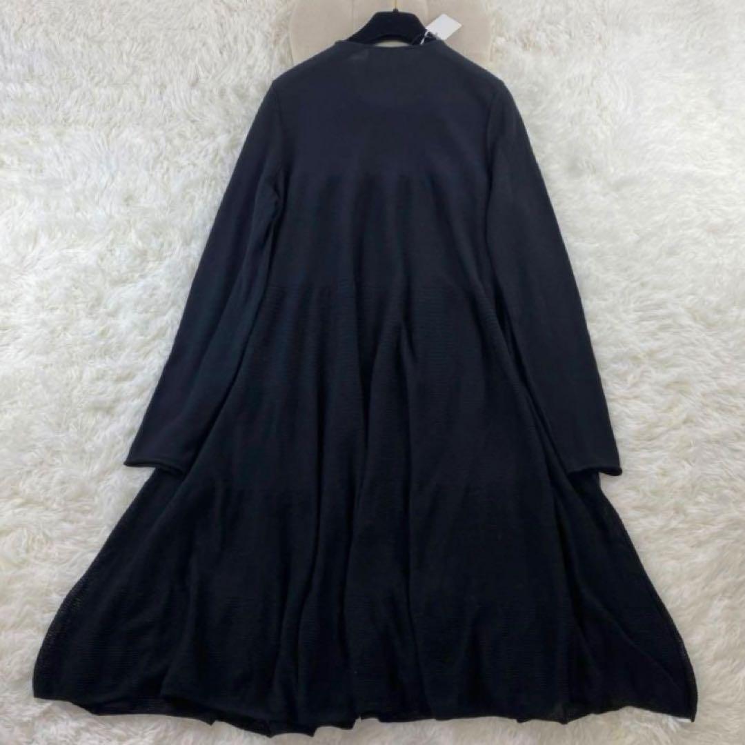 公式の店舗 マーレット 新品未使用 ニットワンピース ADDISON ティアード 黒 ワンピース