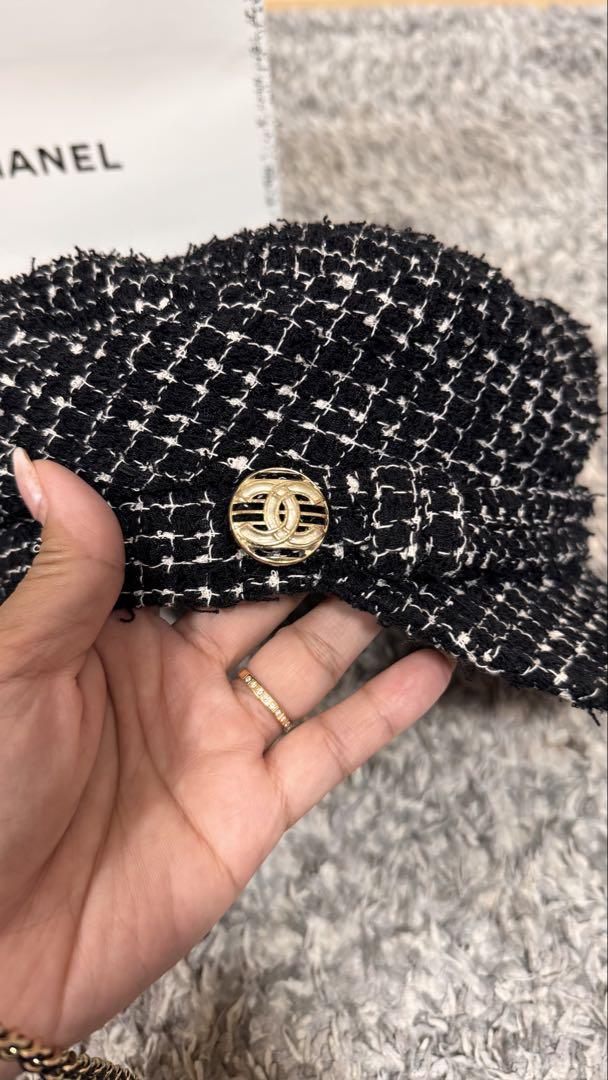 ほぼ新品　CHANEL/シャネル　ツイードキャスケット レア　完売品　付属品有 CHANEL/シャネル ツイードキャスケット レア 完売品 帽子 - メルカリ