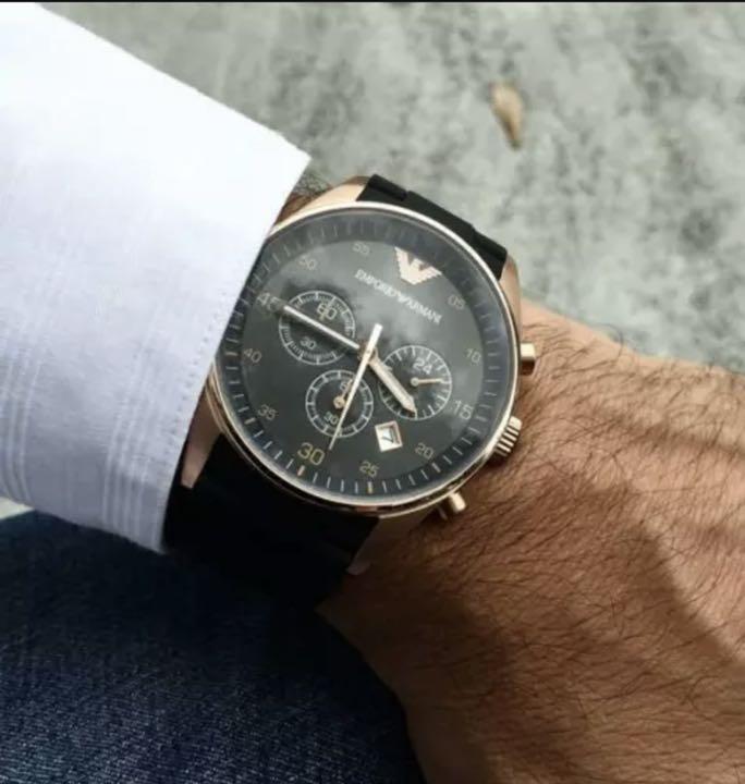 全品5倍 正規品 アルマーニ ARMANI メンズ 腕時計 ゴールド ブラック rCUIL-m34556384154 格安本物保証