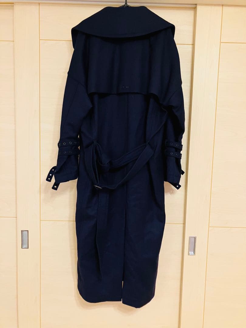 SHAREEF ネイビー トレンチコート SHAREEF ネイビー トレンチコート