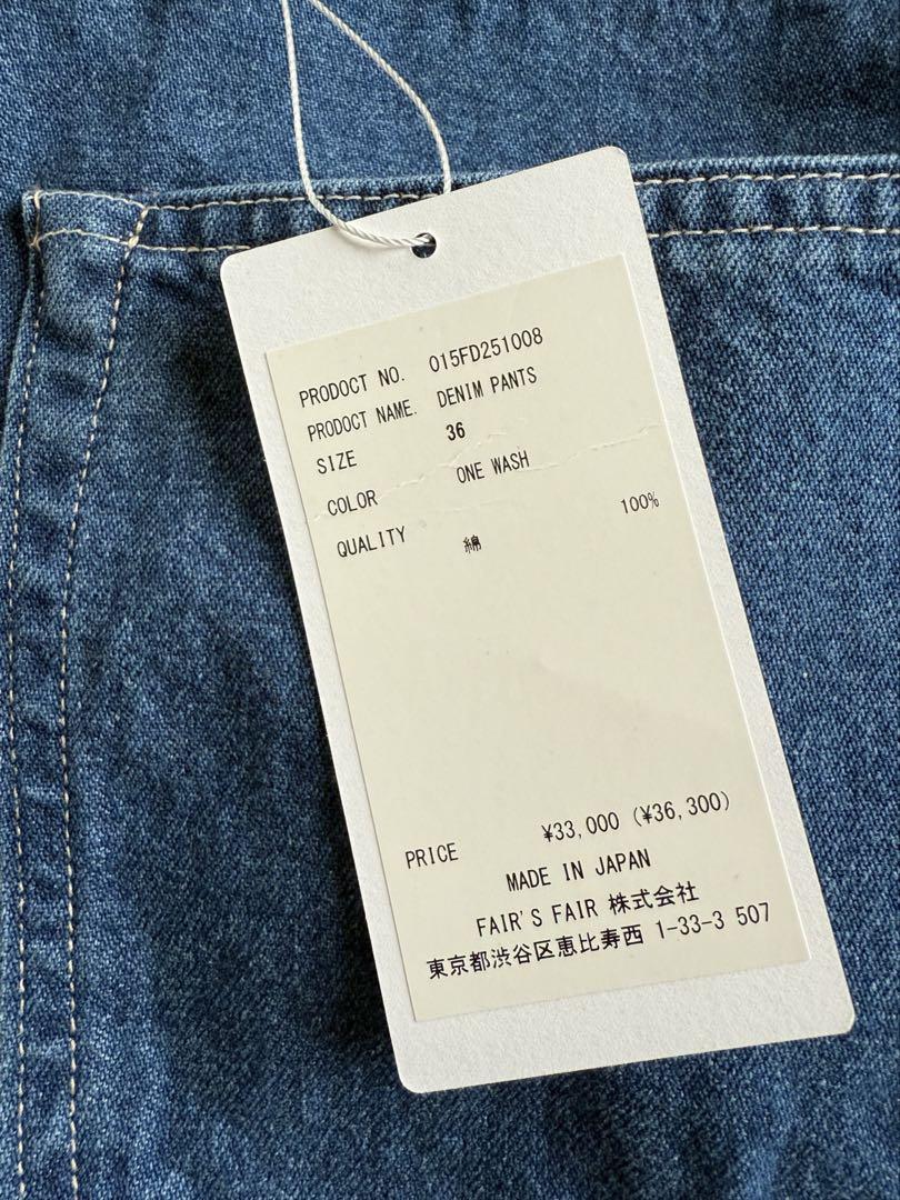 FOUNDOUR DENIM PANTS デニムパンツ　36