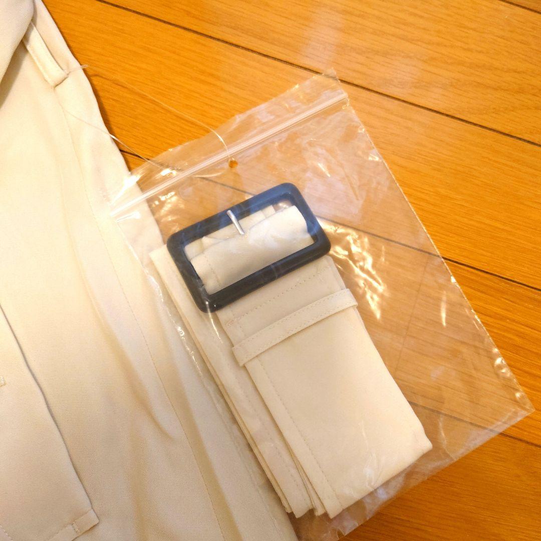 rienda アイボリー トレンチコート