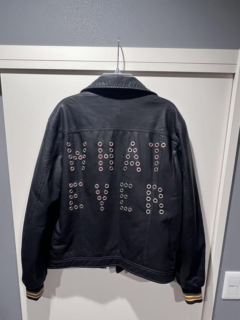 DIESEL 黒ジャケット サイズ16 WHAT EVER