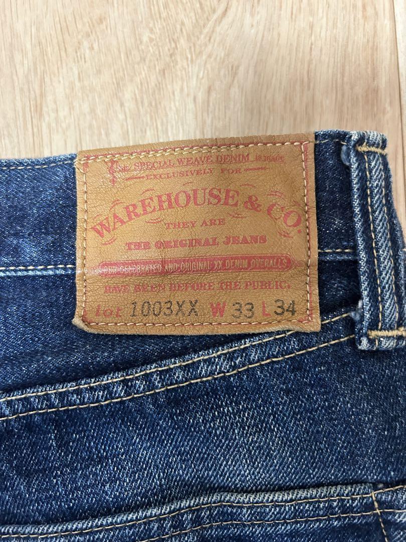 ウエアハウス　lot 1003XX W33 履き込み済み