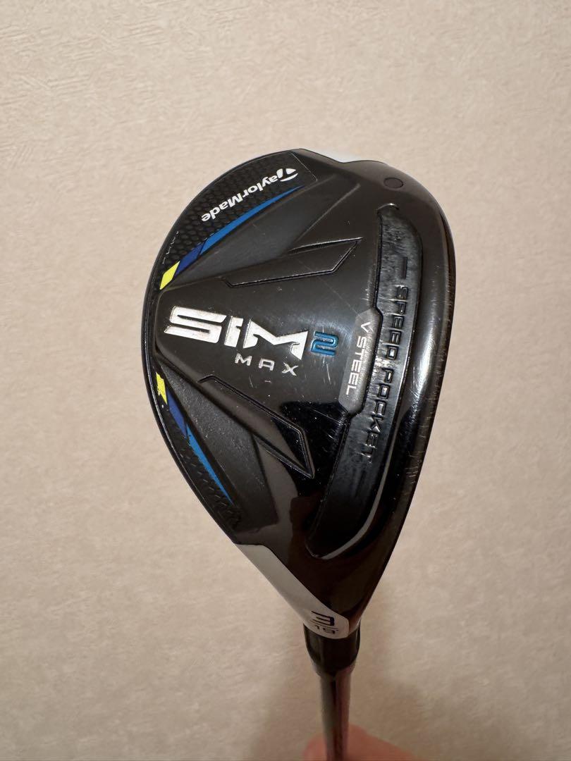 【中古】【グリップ交換済み】テイラーメイド　SIM2 MAX UT3 19°