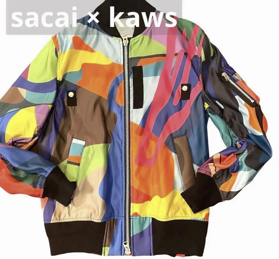 sacai kaws ナイロンジャケット サイズ1