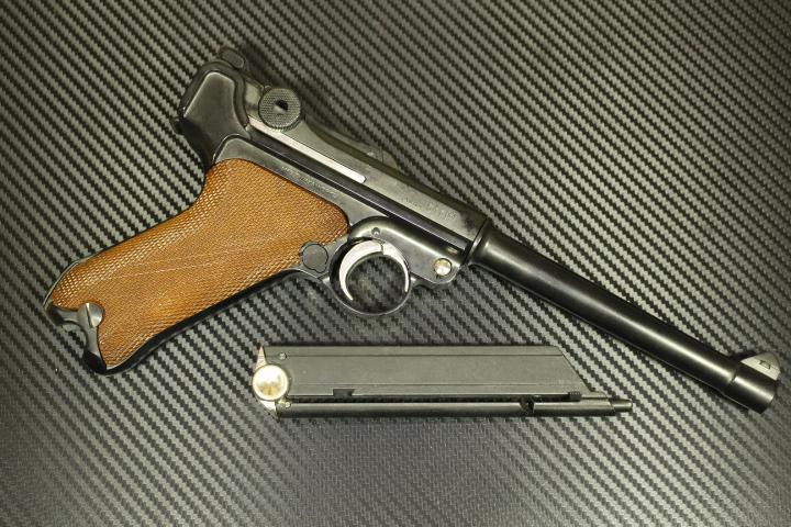 激レア！タナカ ルガーP08 マリーネ 6インチ ガスブローバック 楽天市場】LUGER P08 ルガー P08 6inch マリーネ HW ガスガン