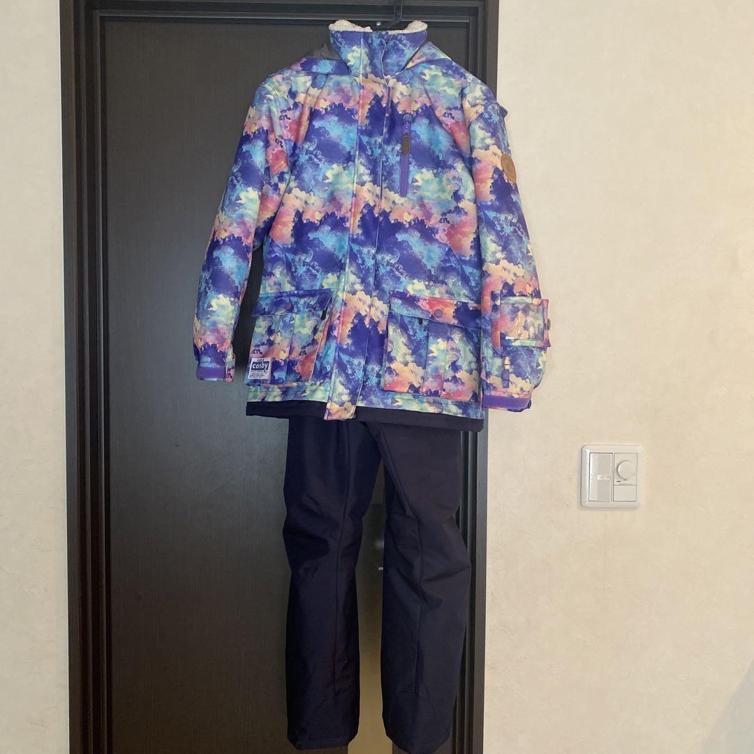 のんち様専用 スキーウェア美品 コスビー 160 女の子 ニット帽付き - スキー | 低価格