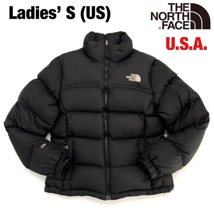 ノースフェイス USAヌプシジャケット レディースS US ブラック 700 【SALE/103%OFF】