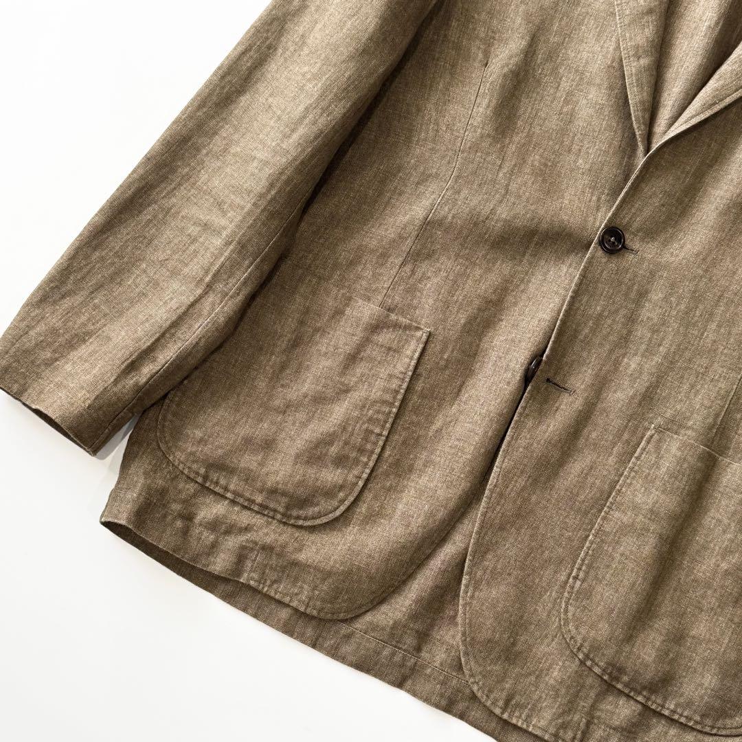 LARDINI ラルディーニ リネン シングル 2B ジャケット