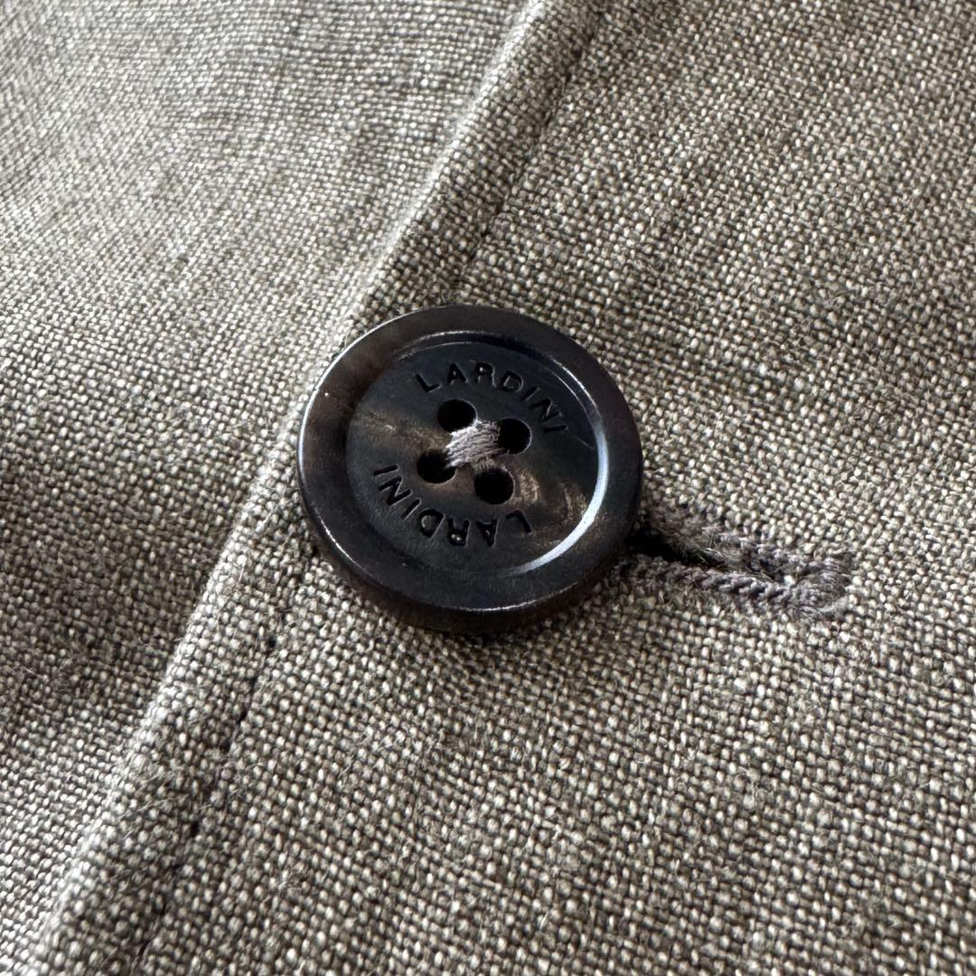 LARDINI ラルディーニ リネン シングル 2B ジャケット