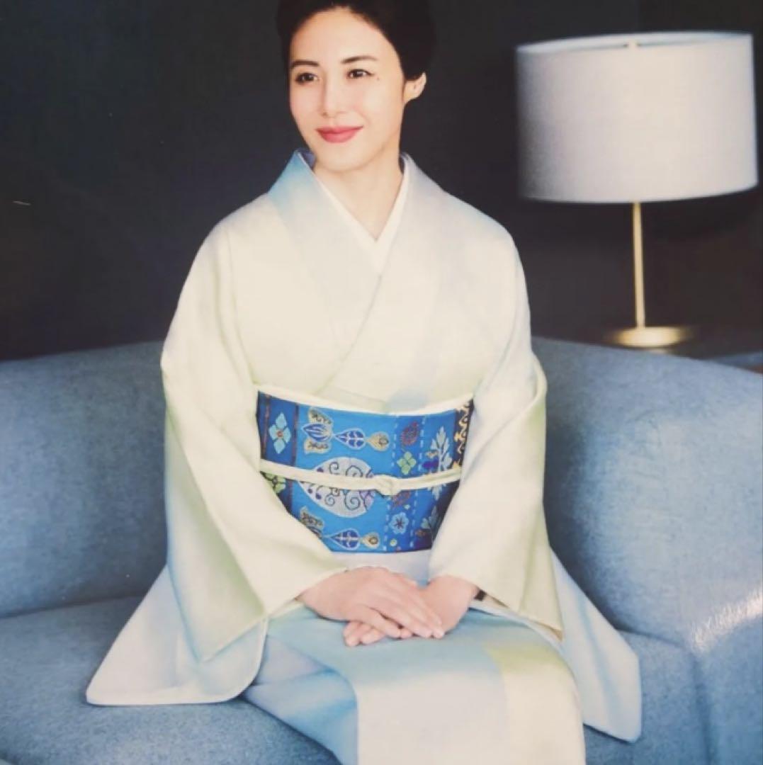 新品 お仕立て上がり 帯屋捨松 松嶋菜々子さん着用 正絹 名古屋帯 obx28