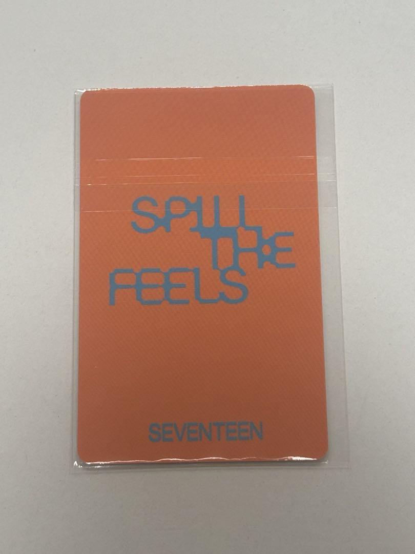 Spill the feels 直筆サイン入り個人生写真　エスクプス 注文割引 SEVENTEEN - SEVENTEEN SPILL THE FEELS 当選 直筆
