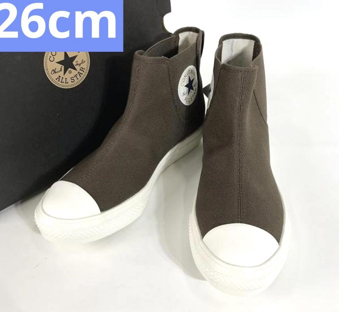 コンバース オールスター WR SIDE GORE HI BROWN スニーカー