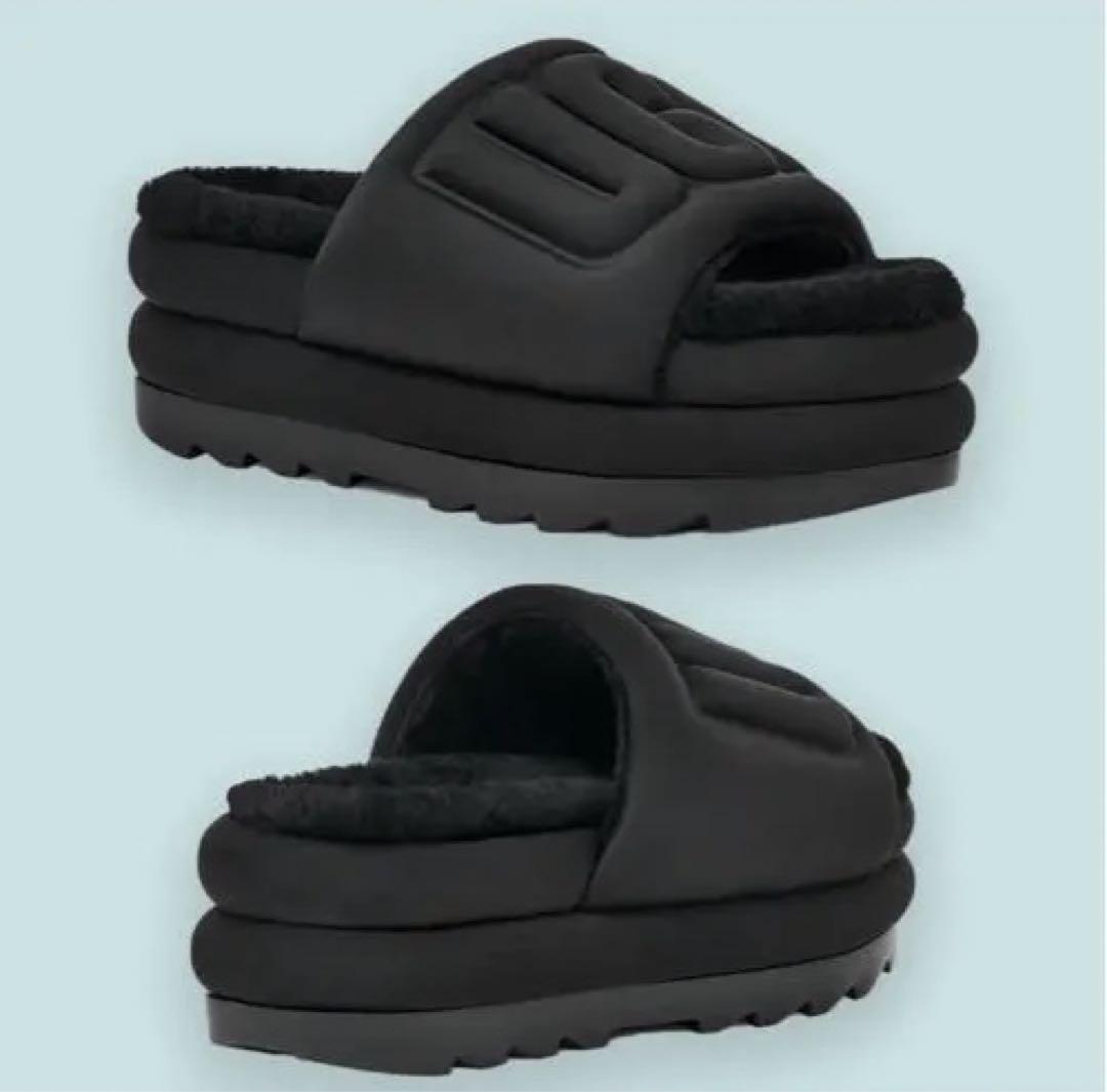 UGG 黒 モコモコサンダル