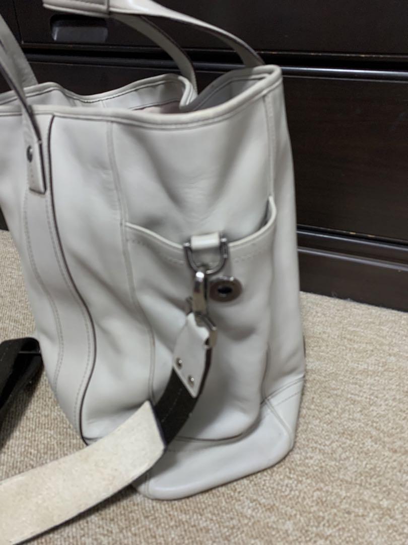値下げ！美品 COACH コーチ レザートートバッグ