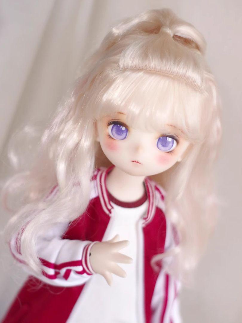 見事な創造力 用ウィッグ ドール 人形 1/3 BJD AX558 カツラ ハンドメイド 耐熱 人形