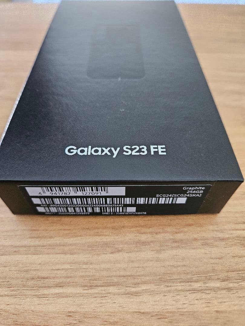 国内版 Galaxy S23 FE グラファイト 256GB 国内版 Galaxy S23 FE グラファイト 256GB