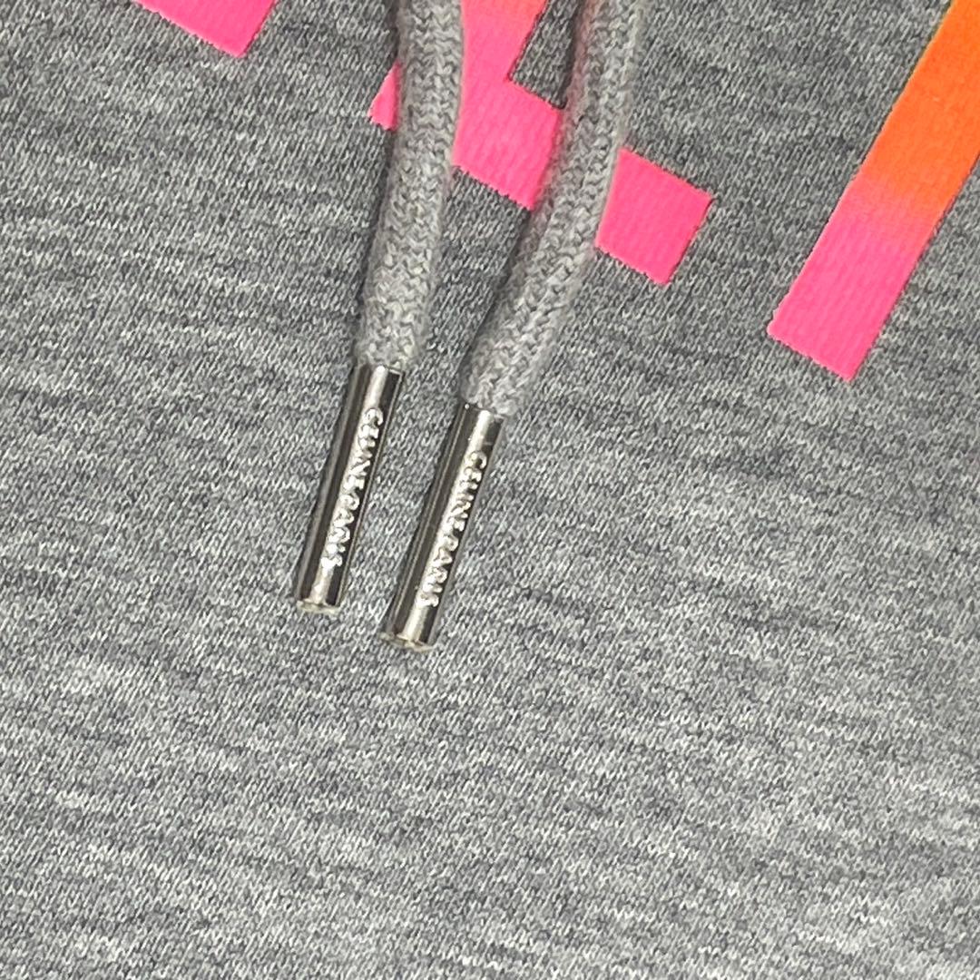 CELINE 2XL グレー パーカー XXL グラデーション センターロゴ CELINE 2XL グレー パーカー XXL グラデーション センターロゴ