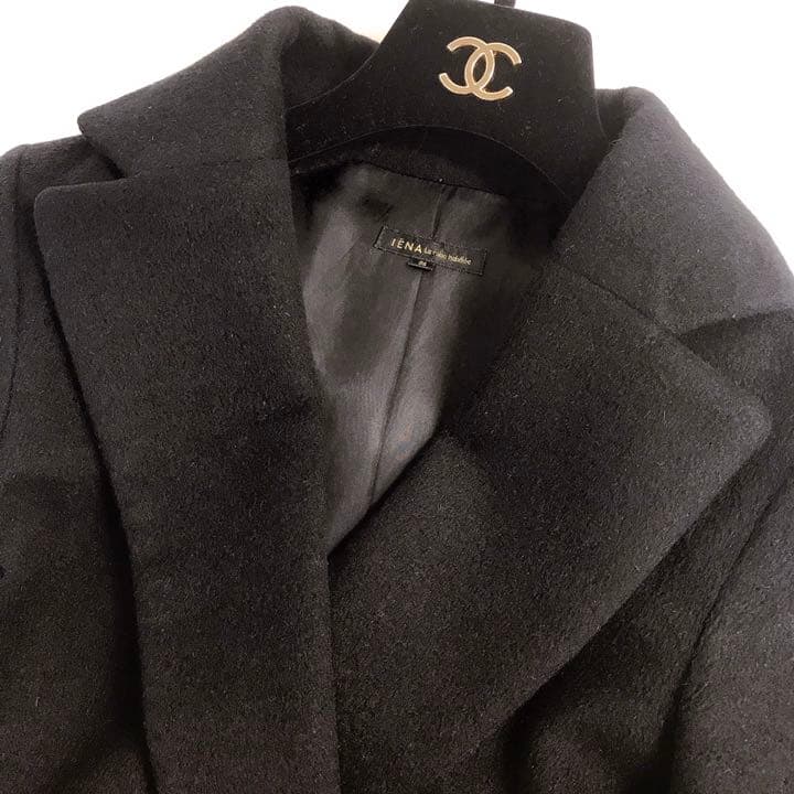 新着商品 イエナINAレディース36サイズグレーロングコートカシミア混