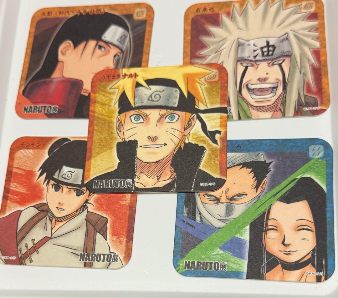 NARUTO　アートコースター 5枚セット NARUTO展 コースター 5種セット - メルカリ