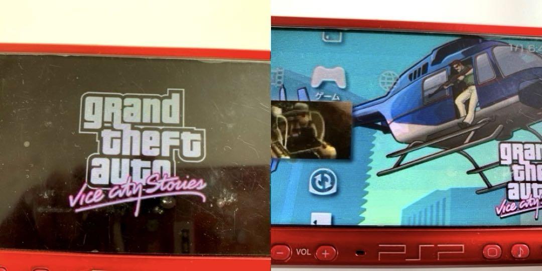 SONY PSP-3000 RADIANT RED UMD7個 攻略本 箱付き✨