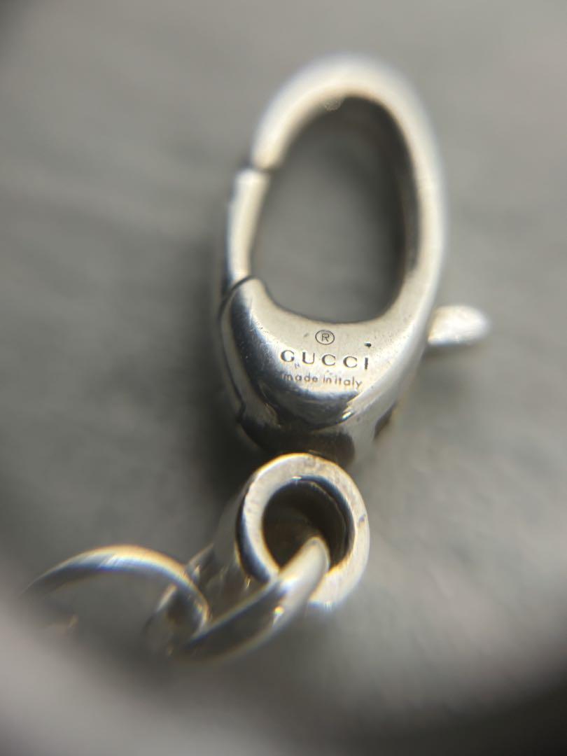 美品　グッチ　GUCCI 現行　オーバル　リンクチェーン　ネックレス　55cm 美品 グッチ GUCCI 現行 オーバル リンクチェーン ネックレス