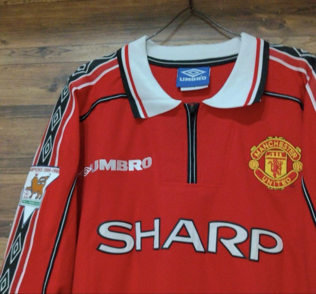 UMBROマンチェスターユナイテッド　98年　ユニフォームベッカム マンチェスターユナイテッド 98/99 #7 ベッカム ユニフォーム